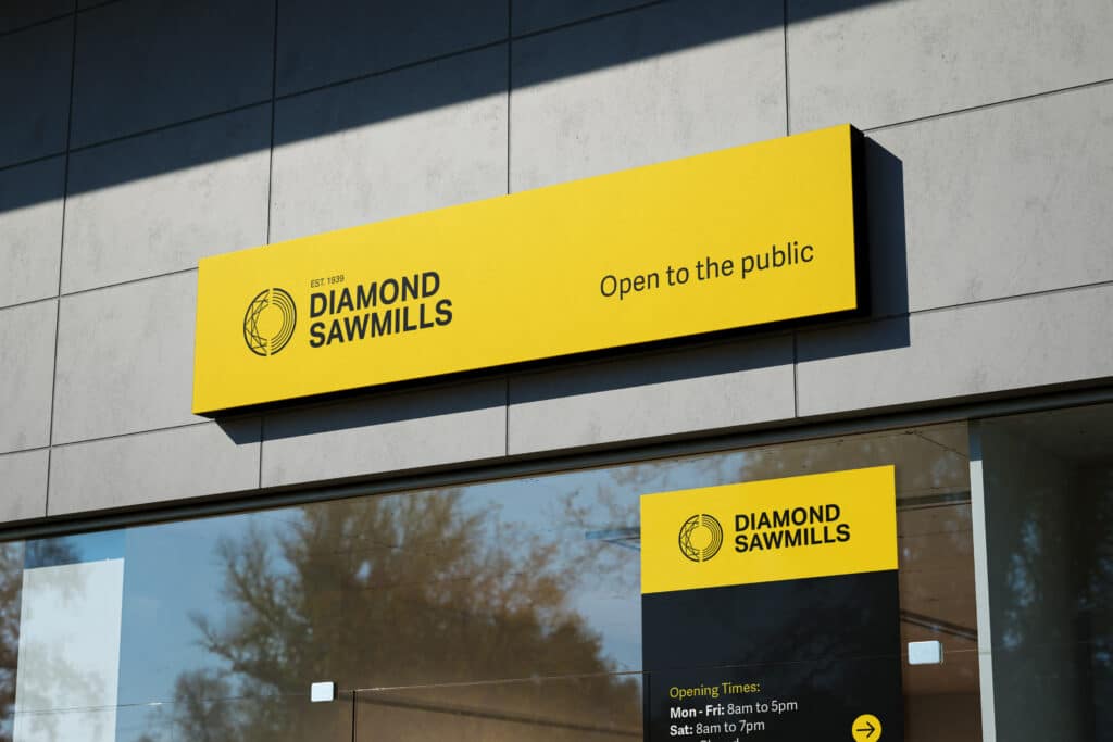 Diamond Sawmills: Branding by Redback Creations
