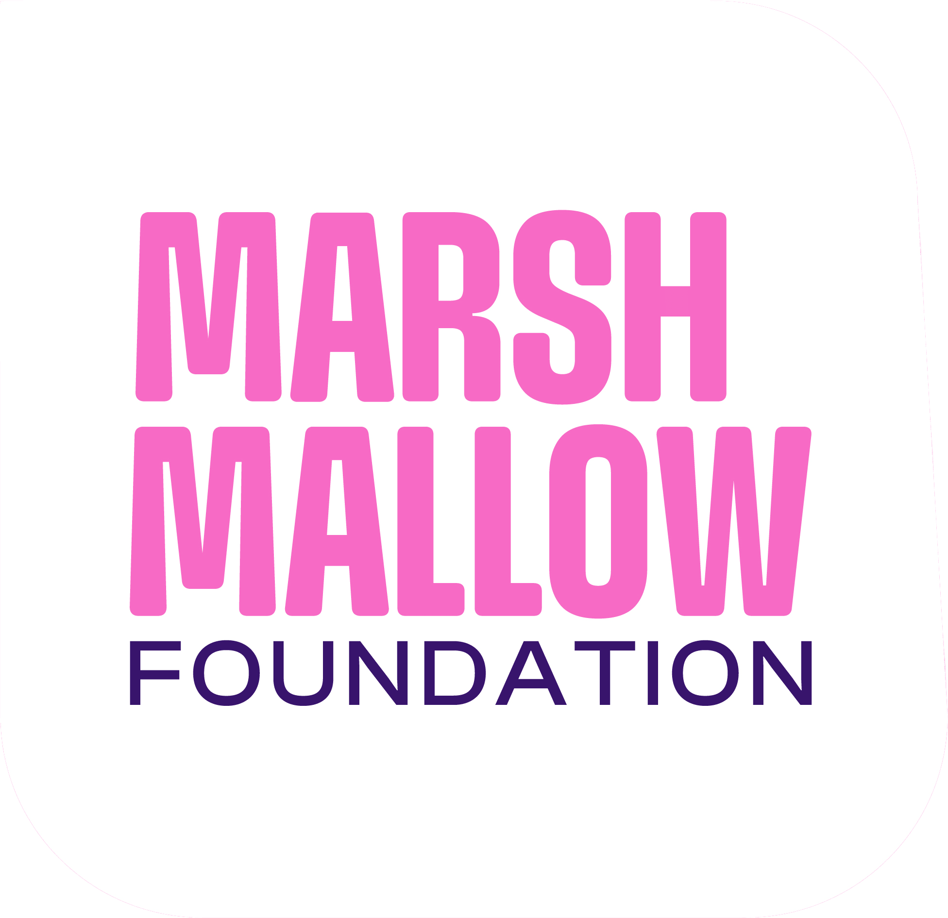 Marshmallow Foundation Logo White | Charities